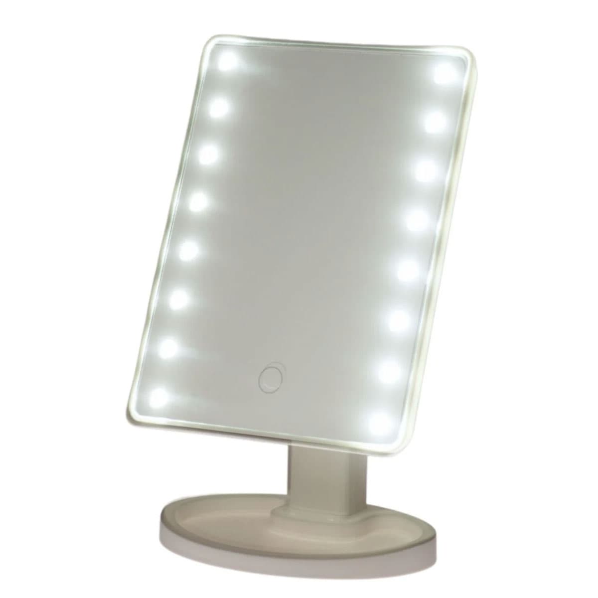 Καθρέπτης Επικαθήμενος LED MRShome DF-0031000 Λευκό 16,3x11,5x26,5cm