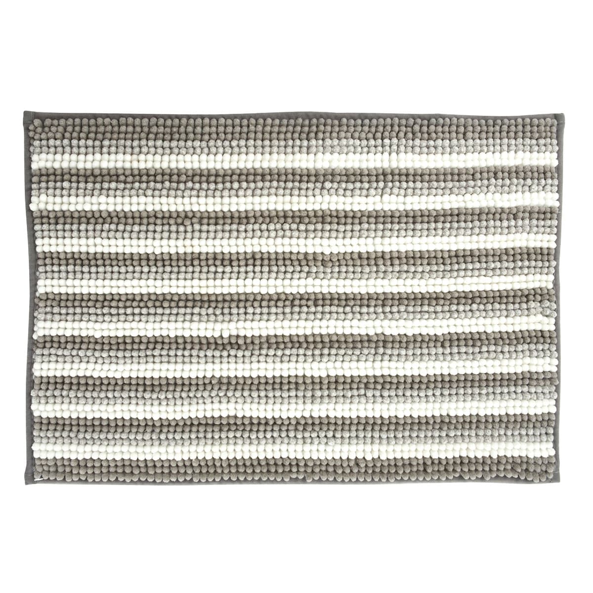 Πατάκι Μπάνιου MRShome DF-0063002 Γκρι/Λευκό 40x60cm