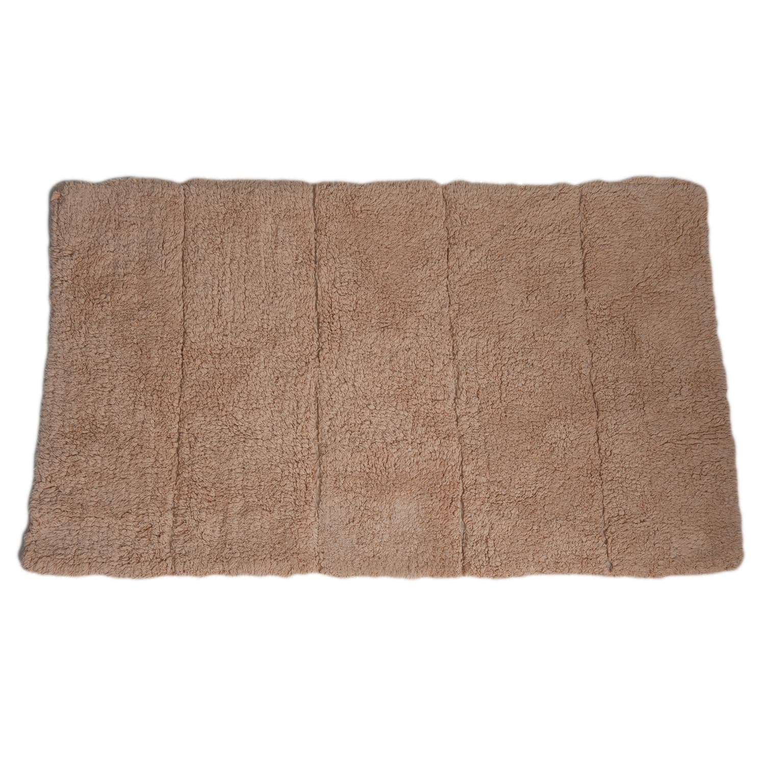 Πατάκι Μπάνιου MRShome DS-3992001 Μπεζ από 100% Βαμβάκι 50x80cm