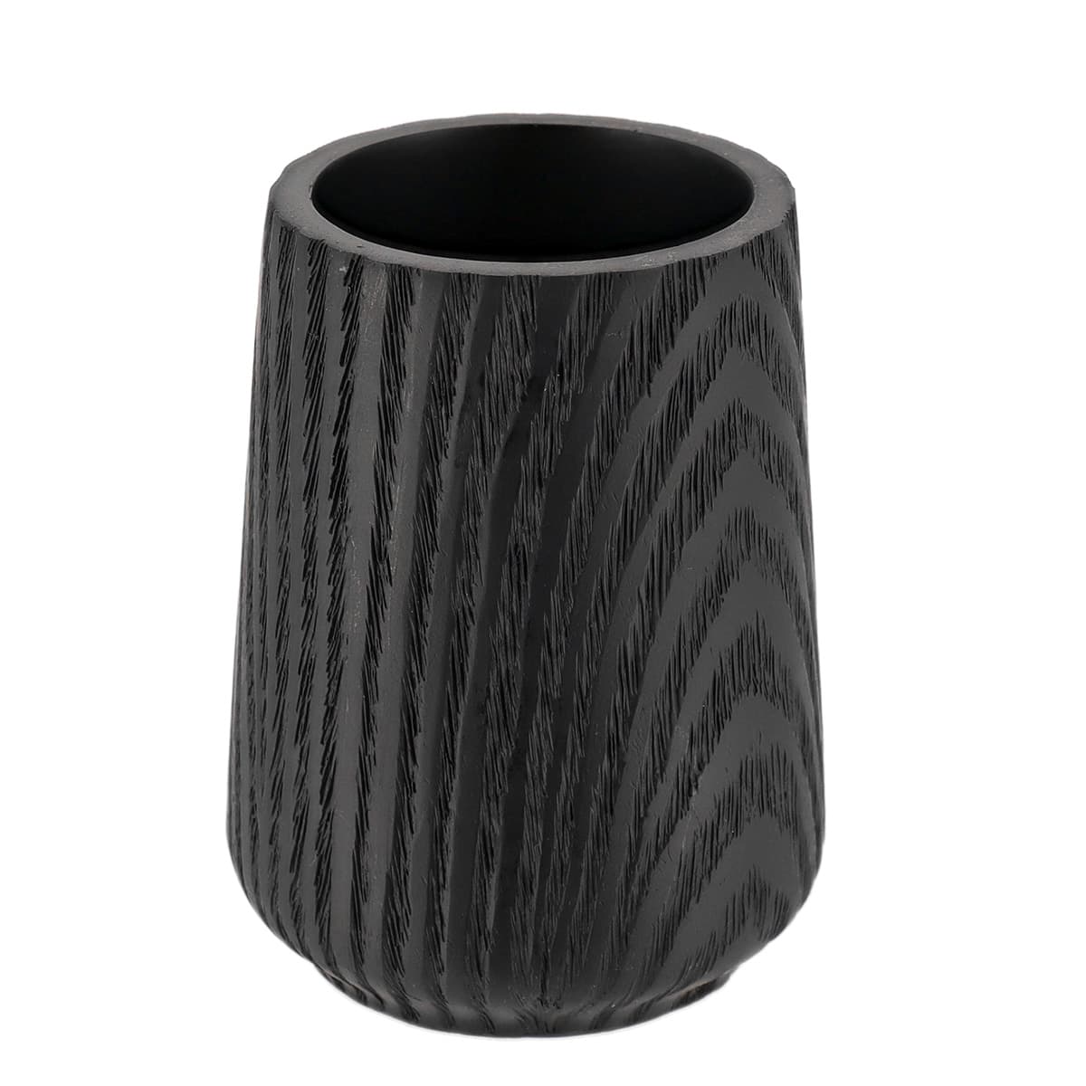 Ποτηροθήκη Polyresin Μαύρο MRShome DS-4662L04 Φ8x11cm