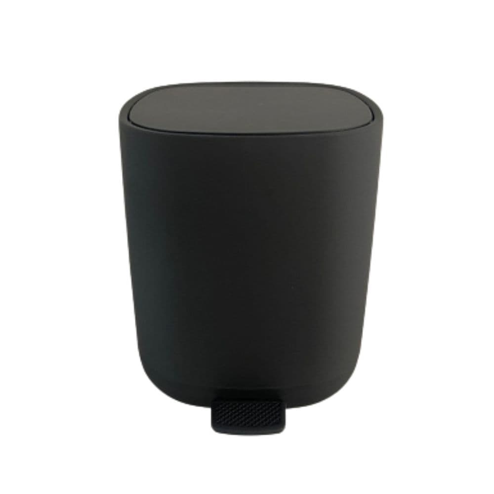 Κάδος Απορριμμάτων MRShome DS-8860PL1 5lt από ABS Soft Close Μαύρος Ματ