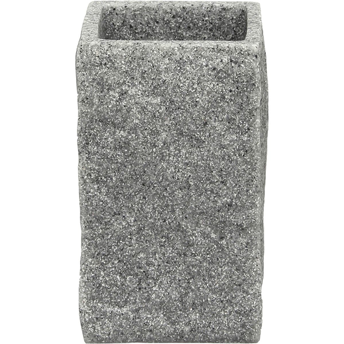 Ποτηροθήκη Polyresin Γκρί MRShome DS-8891L02 Φ6,5x10,5cm