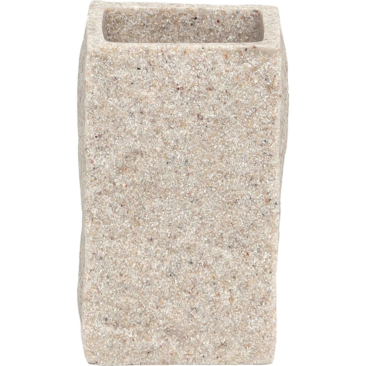 Ποτηροθήκη Polyresin Μπέζ MRShome DS-8892L01 Φ6,5x10,5cm