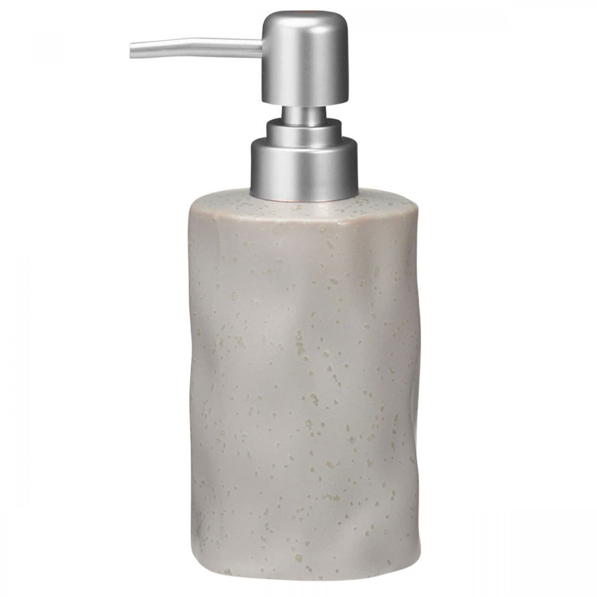 Ντισπένσερ Επικαθήμενο MRShome DF-0095002 Stoneware 300ml Cool Grey 5U 9x7,3x17,5cm