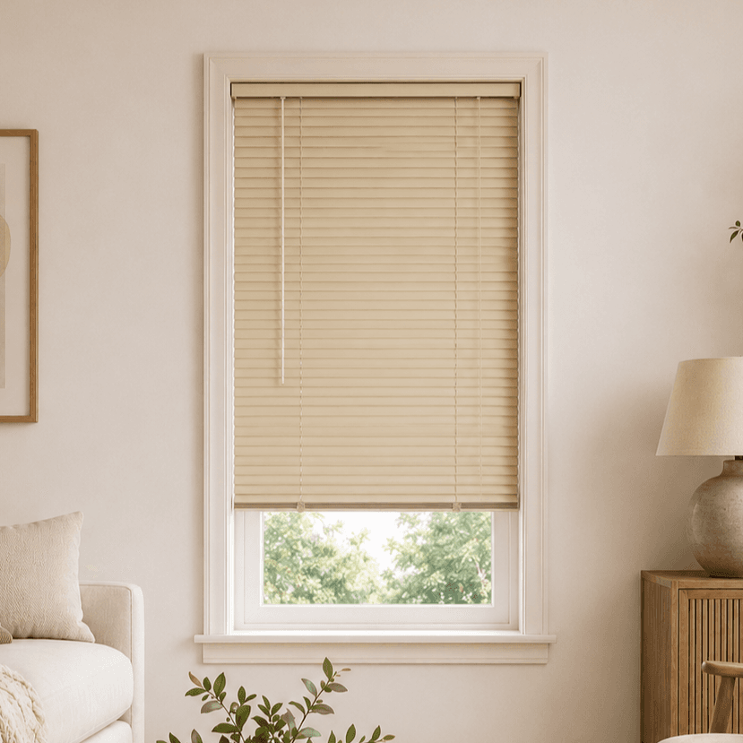 Μεταλλικό Στόρι 25mm MRShome DRV-BG100140 Μπεζ 100x140cm
