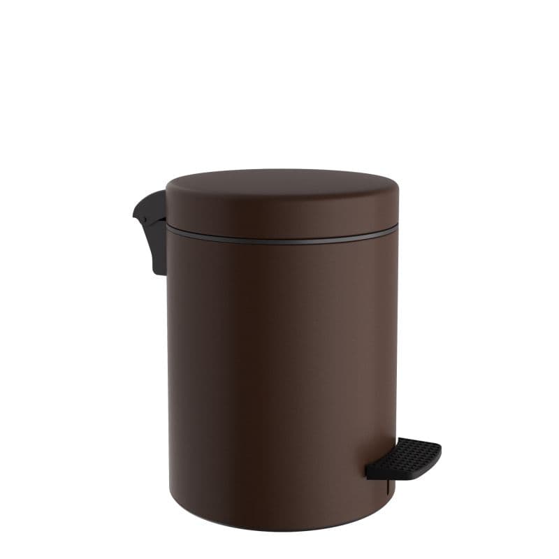 Χαρτοδοχείο Pam 05-096-943 5lt soft close Matt Wenge Φ20x28cm