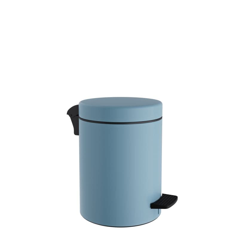 Χαρτοδοχείο Pam 03-601-923 3lt soft close Ματ Σιέλ Φ18x25cm