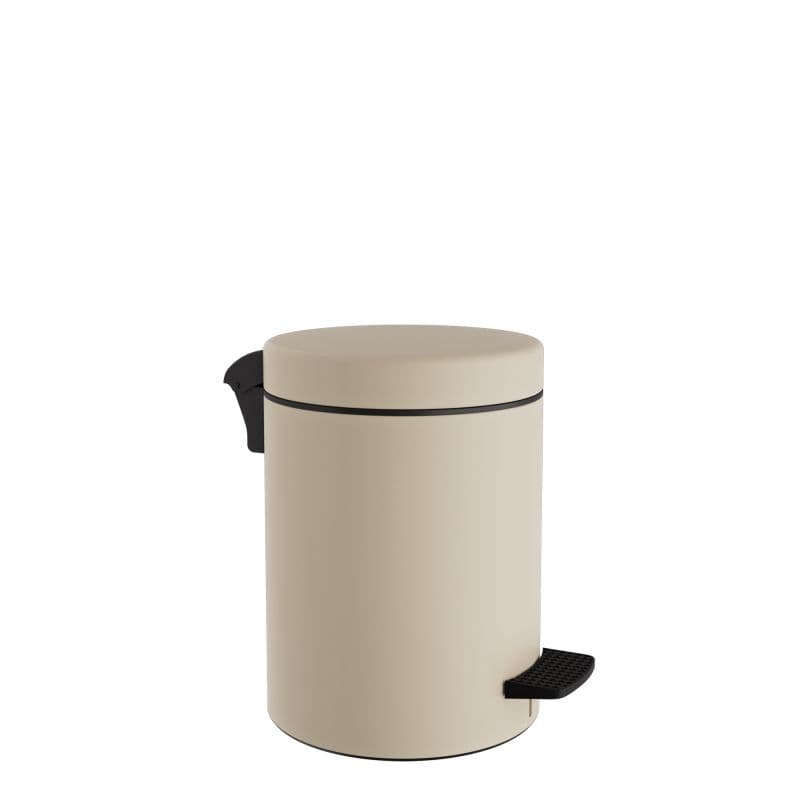 Χαρτοδοχείο Pam 03-601-703 3lt soft close Ματ Ivory Φ18x25cm