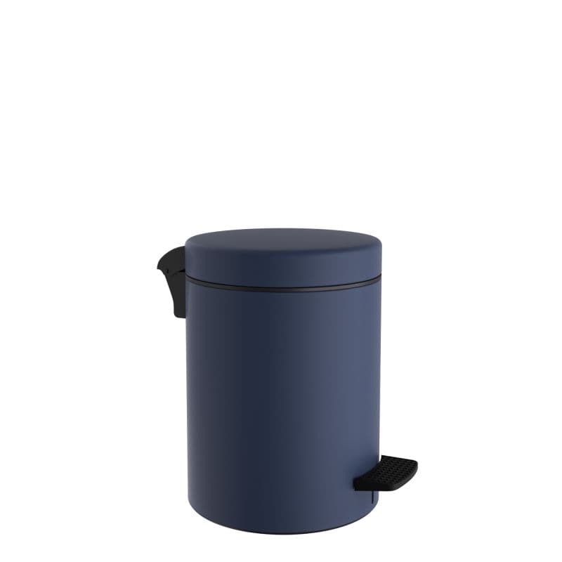 Χαρτοδοχείο Pam 03-601-203 3lt soft close Matt Navy Blue Φ18x25cm