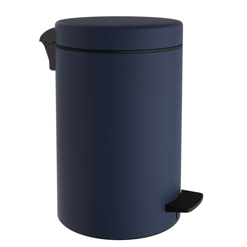 Χαρτοδοχείο Pam 12-090-203 12lt soft close Matt Navy Blue Φ25x40cm
