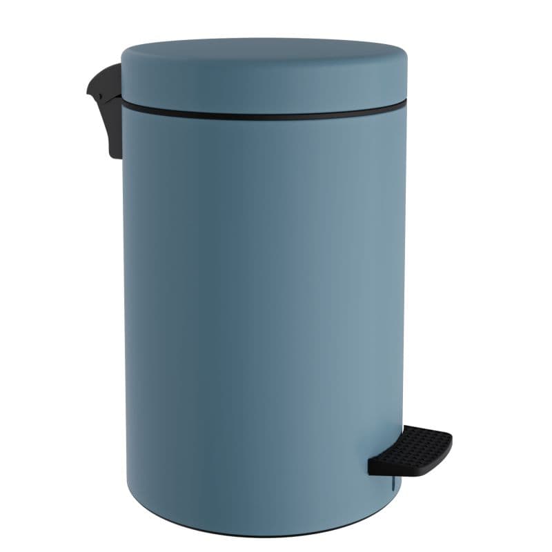 Χαρτοδοχείο Pam 12-090-923 12lt soft close Ματ Σιελ Φ25x40cm