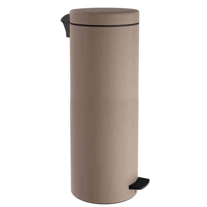 Χαρτοδοχείο Pam 2565-103 30lt soft close Ματ Μπεζ Φ25x65cm