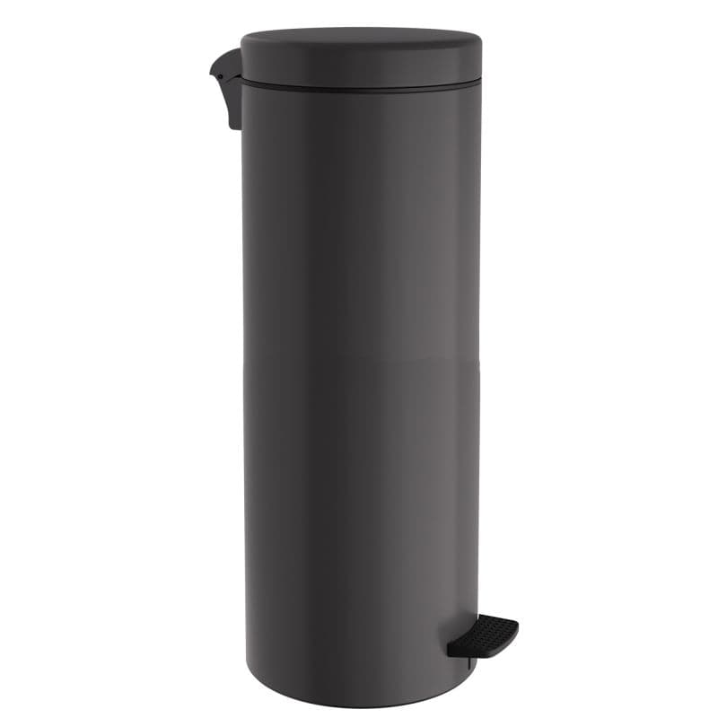 Χαρτοδοχείο Pam 2565-113 30lt soft close Ματ Ανθρακί Φ25x65cm