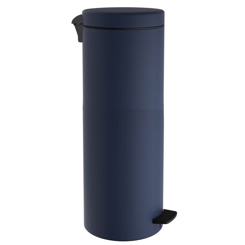 Χαρτοδοχείο Pam 2565-203 30lt soft close Matt Navy Blue Φ25x65cm
