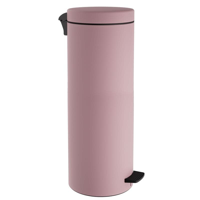 Χαρτοδοχείο Pam 2565-303 30lt soft close Ματ Ροζ Φ25x65cm