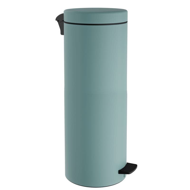 Χαρτοδοχείο Pam 2565-913 30lt soft close Ματ Τιρκουάζ Φ25x65cm