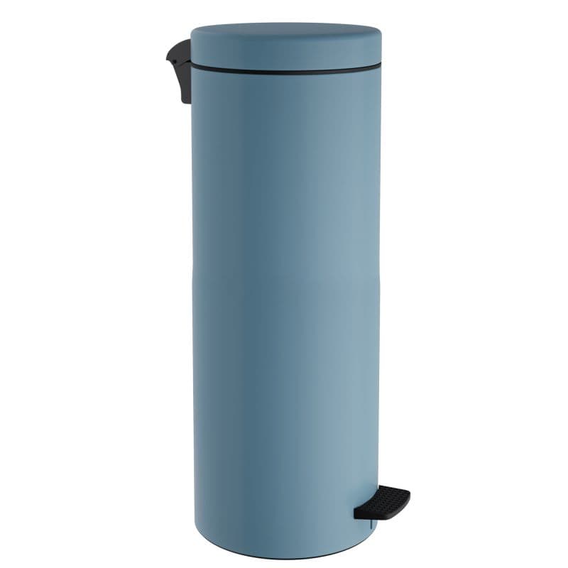 Χαρτοδοχείο Pam 2565-923 30lt soft close Ματ Σιελ Φ25x65cm