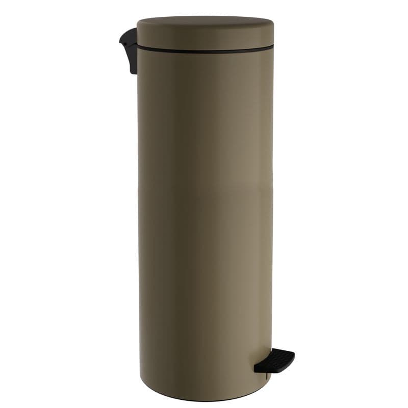 Χαρτοδοχείο Pam 2565-963 30lt soft close Matt Light Bronze Φ25x65cm
