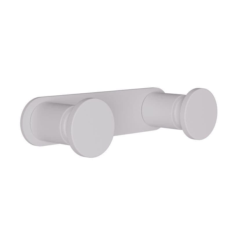 Άγκιστρο διπλό Pam 70-033 Ματ Λευκό 12x3,5x2,5cm