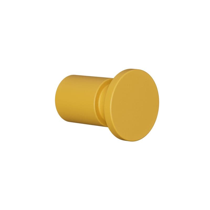 Άγκιστρο μονό Pam 10-603 Ματ Κίτρινο Φ2,2x5cm