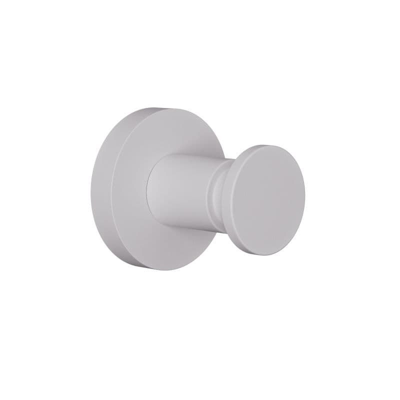 Άγκιστρο μονό Pam 12-033 Ματ Λευκό 5x5x5cm