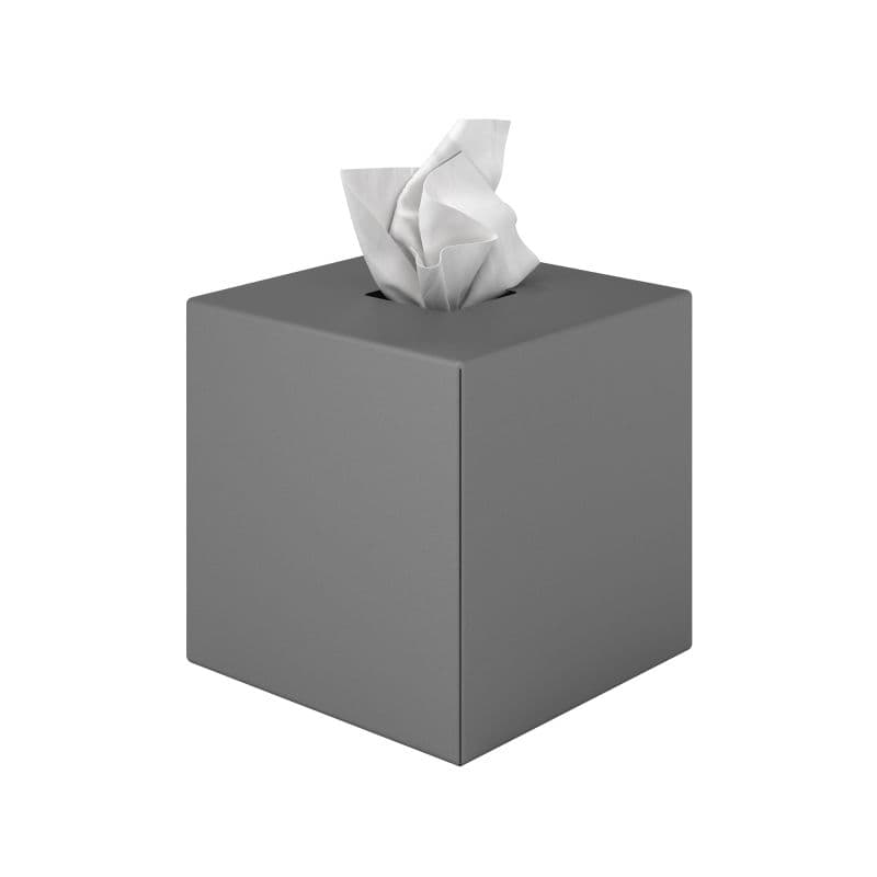 Χαρτομαντηλοθήκη Επικαθήμενη Pam 124-163 Matt Concrete Grey 13x13x13cm
