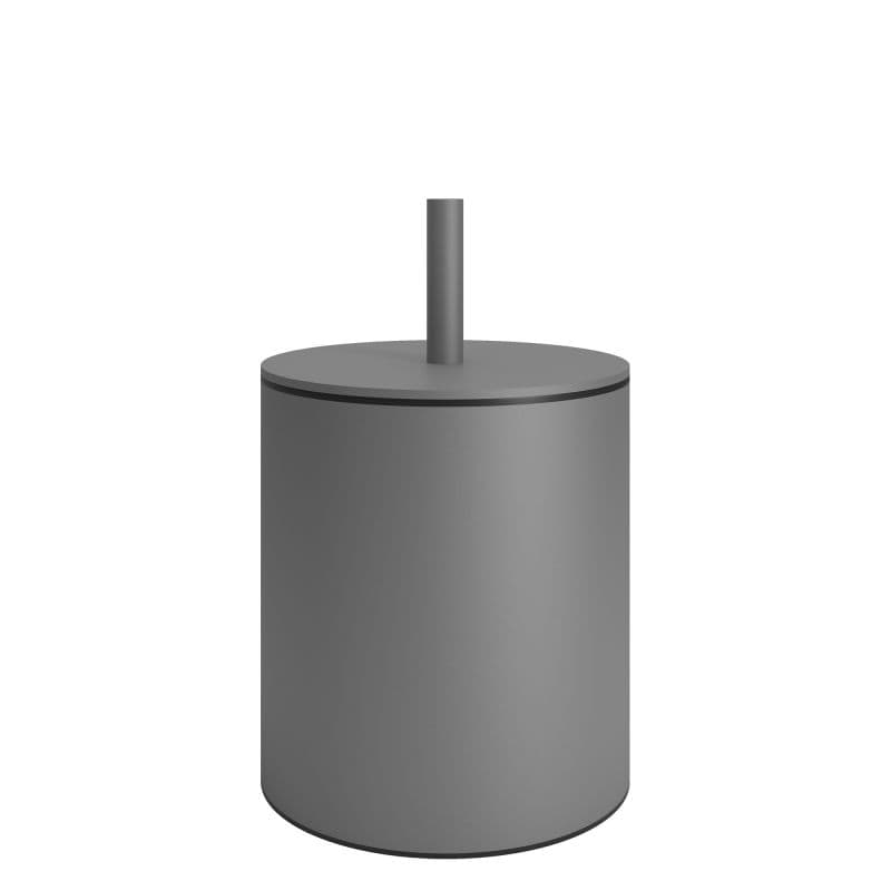 Χαρτοδοχείο Pam 139-163 5lt Matt Concrete Grey Φ20x35cm
