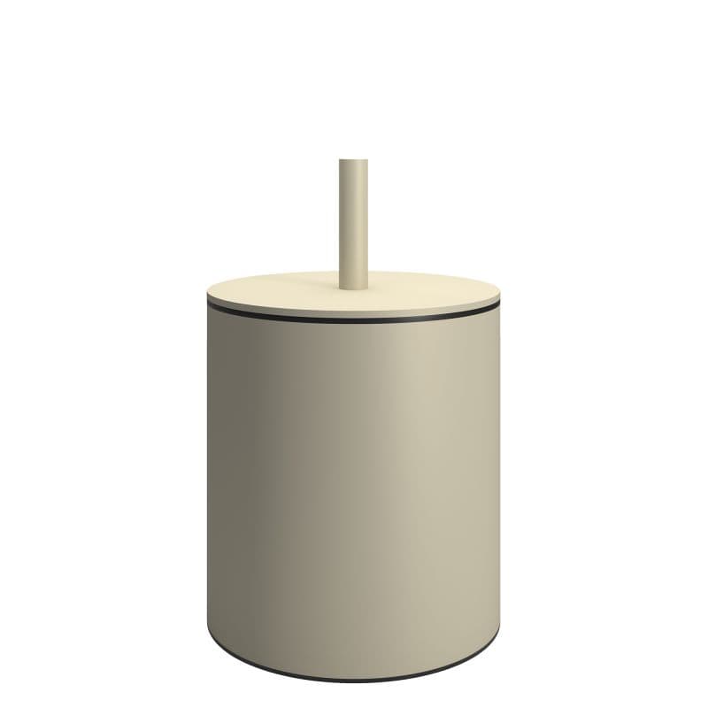 Χαρτοδοχείο Pam 139-703 5lt Ματ Ivory Φ20x35cm