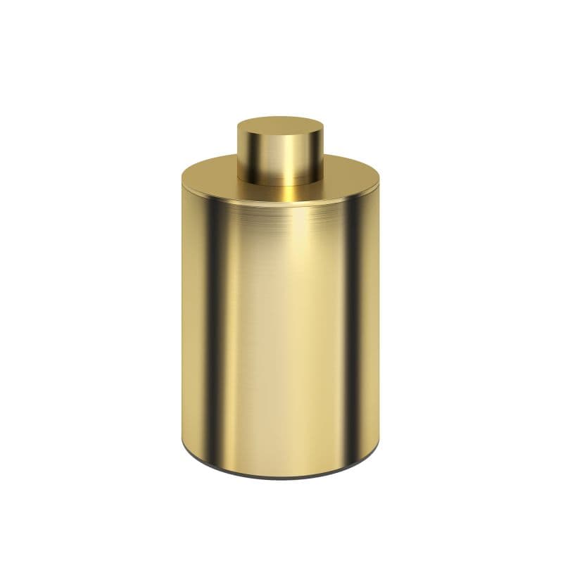 Θήκη Οργάνωσης Στρογγυλή Pam 94-023 Brushed Brass Φ8x15cm