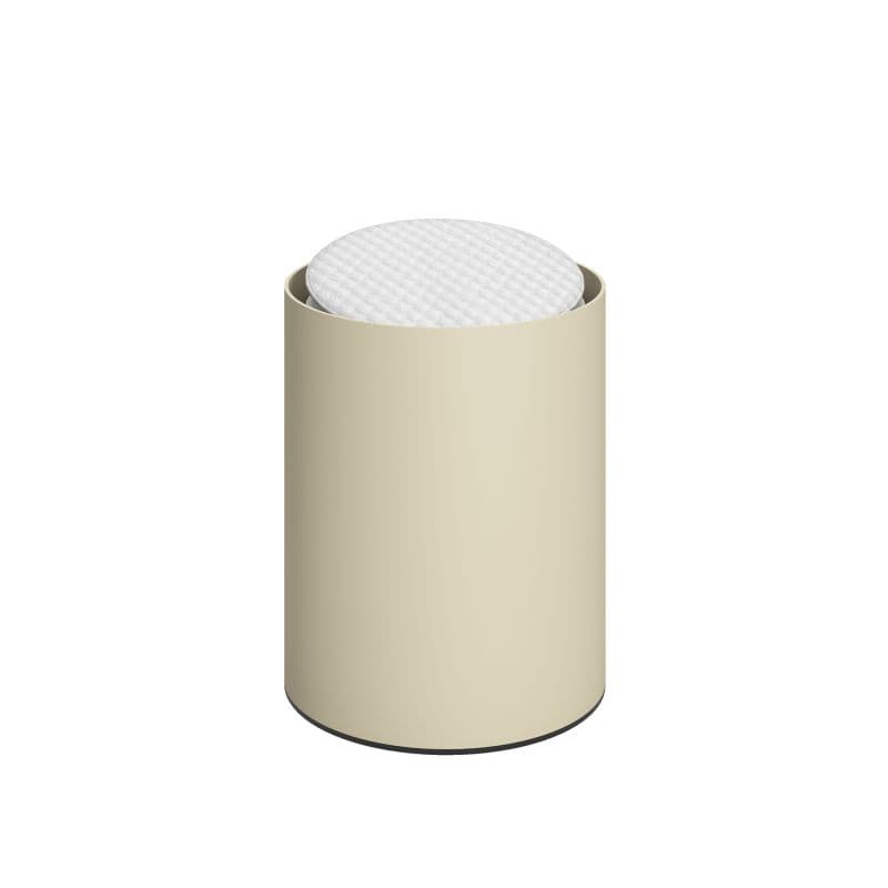 Θήκη Οργάνωσης Στρογγυλή Pam 93-703 Ματ Ivory Φ8x10cm