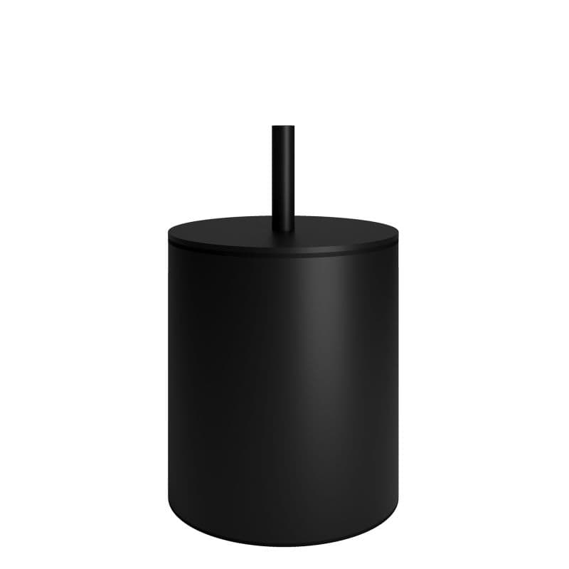 Χαρτοδοχείο Pam 139-403 5lt Ματ Μαύρο Φ20x35cm