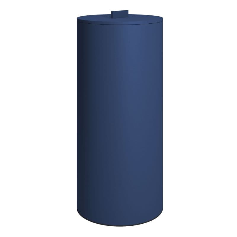 Καλάθι Απλύτων με καπάκι Pam 2560-203 30lt Matt Navy Blue Φ25x57cm