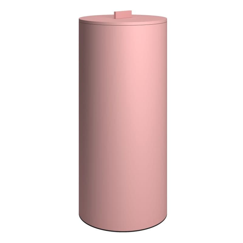 Καλάθι Απλύτων με καπάκι Pam 2560-303 30lt Ματ Ροζ Φ25x57cm