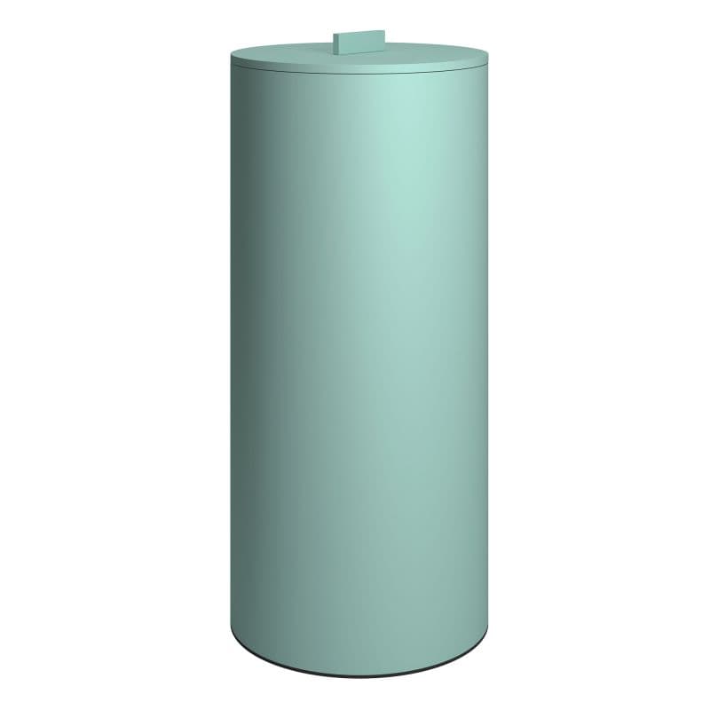 Καλάθι Απλύτων με καπάκι Pam 2560-913 30lt Ματ Τιρκουάζ Φ25x57cm