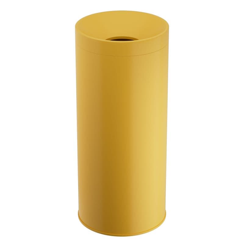 Καλάθι Απλύτων Pam 663470-603 65lt Ματ Κίτρινο Φ34x70cm