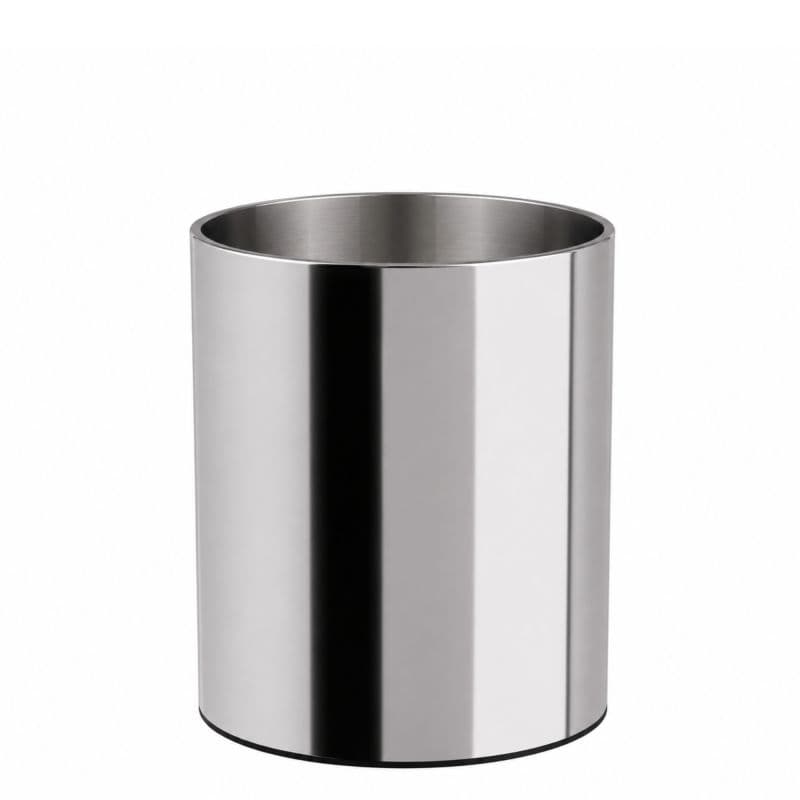 Καλάθι Γραφείου & Δωματίου Pam 2531-001 15lt Inox γυαλιστερό Φ25x30cm (χωρίς εσωτερικό κάδο)