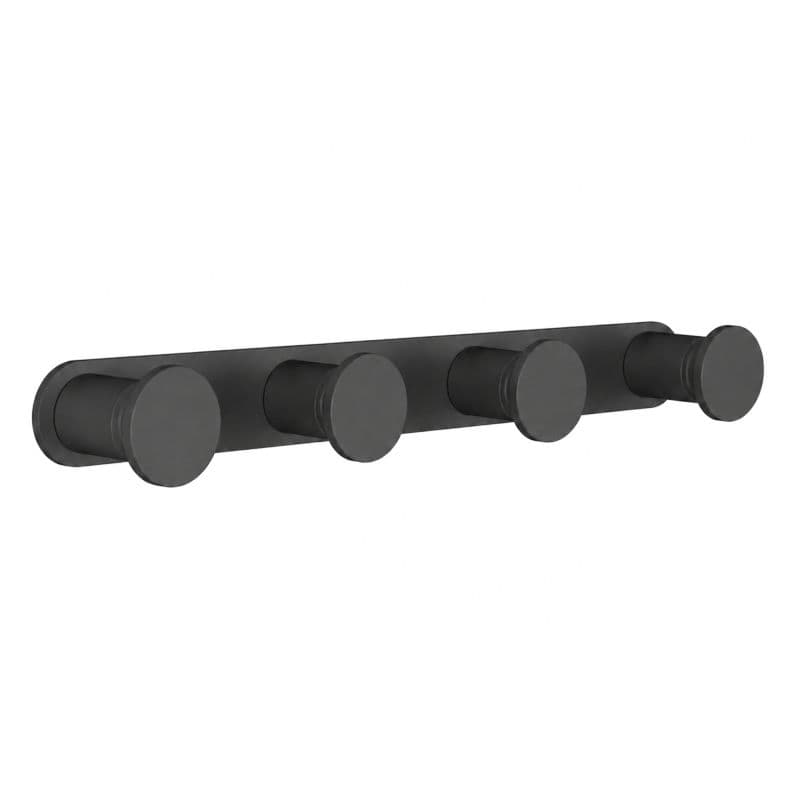Άγκιστρο τετραπλό Pam 72-113 Ματ Ανθρακί 24x3,5x2,5cm