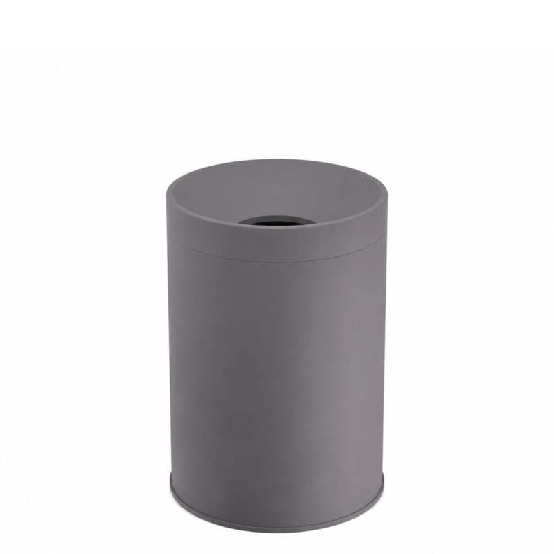 Κάδος Απορριμμάτων Pam 453450-163 45lt Matt Concrete Grey Φ34x50cm (χωρίς εσωτερικό κάδο)