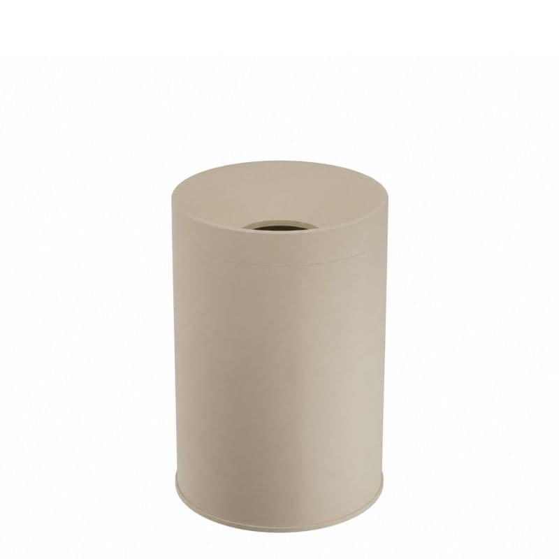 Κάδος Απορριμμάτων Pam 453450-703 45lt Ματ Ivory Φ34x50cm (χωρίς εσωτερικό κάδο)