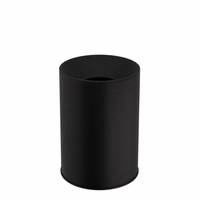 Κάδος Απορριμμάτων Pam 453450-403 45lt Ματ Μαύρο Φ34x50cm (χωρίς εσωτερικό κάδο)