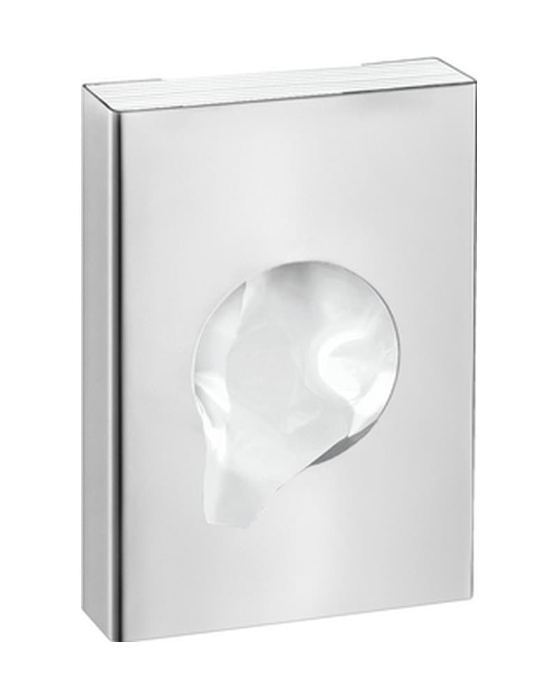 Θήκη για σακουλάκια υγιεινής Sanco 00098-Α90 Inox γυαλιστερό 9x2,5x13,5cm - 1