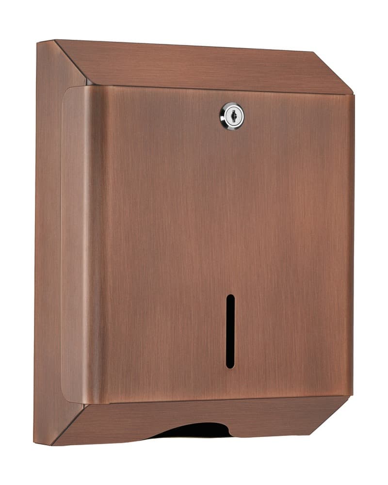 Θήκη για Χειροπετσέτα Επιτοίχια Sanco 00099-Μ26 Rame Mat 25x12,5x33cm