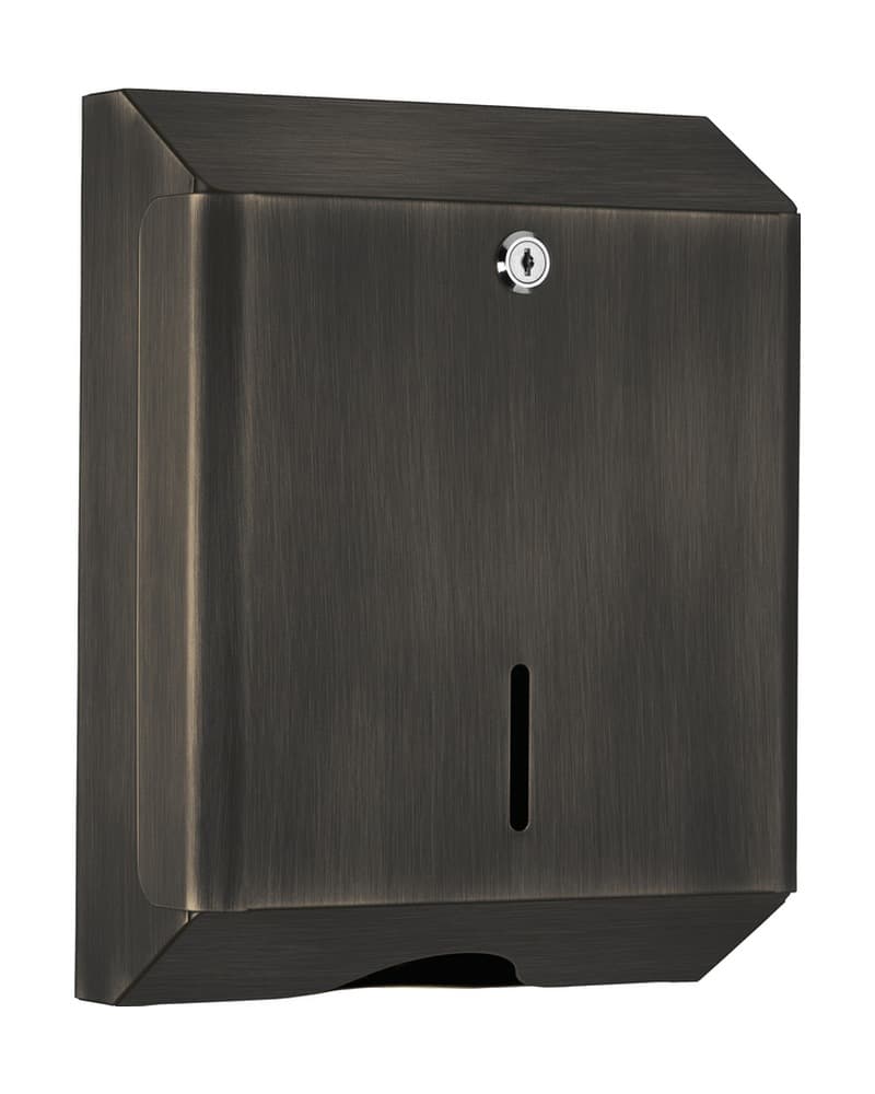 Θήκη για Χειροπετσέτα Επιτοίχια Sanco 00099-DM25 Dark Bronze Mat 25x12,5x33cm