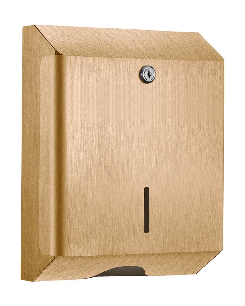 Θήκη για Χειροπετσέτα Επιτοίχια Sanco 00099-PVD-01BR PVD Warm Bronze Brushed 25x12,5x33cm