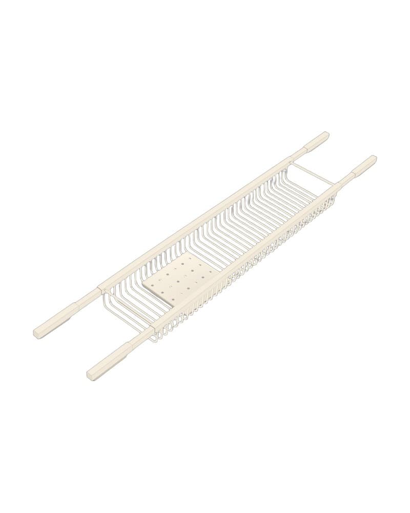 Σπογγοθήκη Μπανιέρας ρυθμιζόμενη Sanco 00151-Μ102 Beige Mat 70-80x14x5,5cm