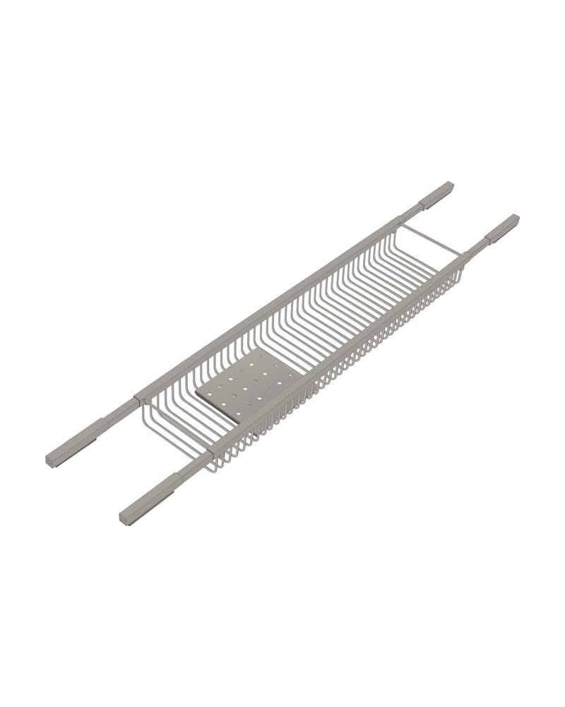 Σπογγοθήκη Μπανιέρας ρυθμιζόμενη Sanco 00151-M104 Cement Gray Mat 70-80x14x5,5cm