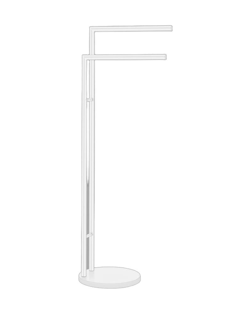 Καλόγερος Sanco 00519-Μ101 Ματ Λευκό 30x22x92cm