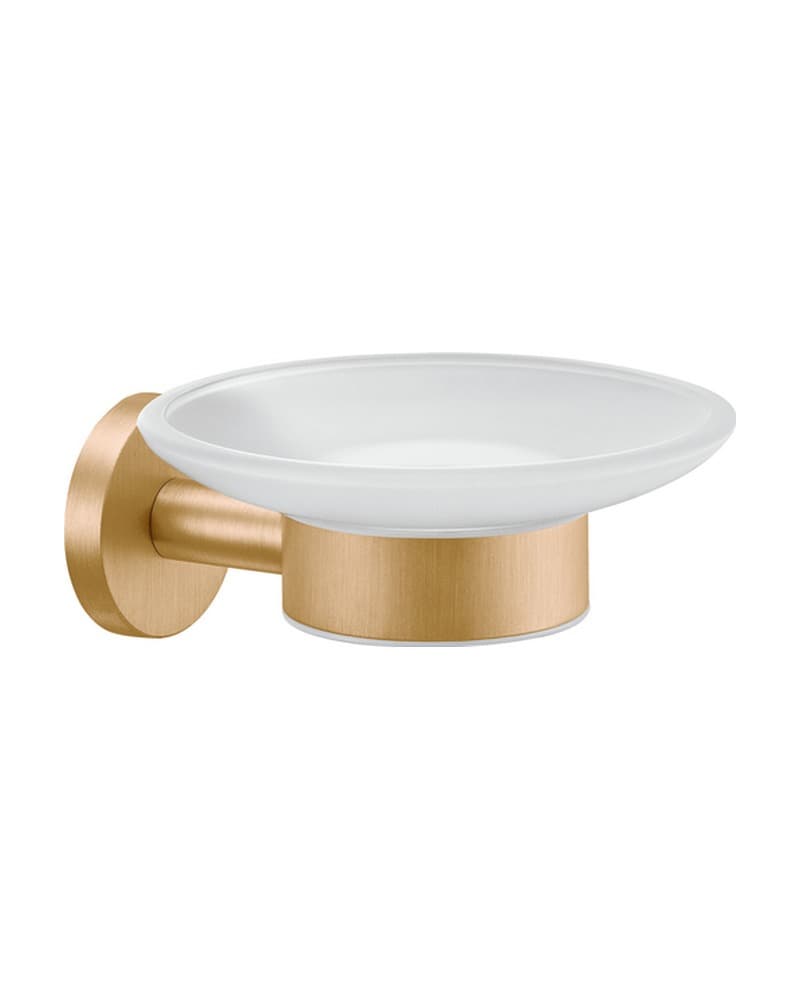 Σαπουνοθήκη Επιτοίχια Sanco Gaea 121202-PVD-01BR PVD Warm Bronze Brushed 12,5x14x6cm