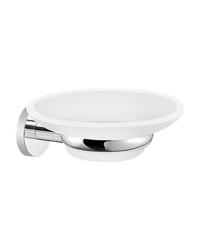 Σαπουνοθήκη Επιτοίχια Sanco Twist 14302-Α03 Χρώμιο 12,5x13x5,5cm