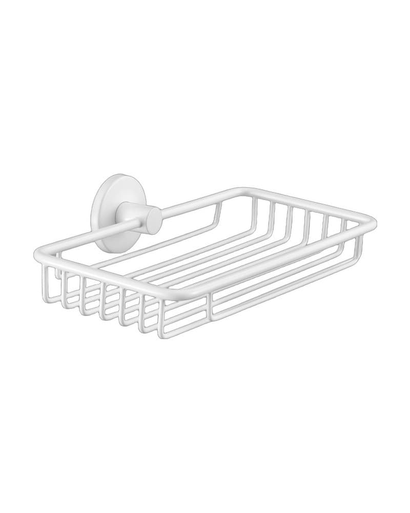Σπογγοθήκη Sanco Twist 14303-Μ101 Ματ Λευκό 22x13x5cm